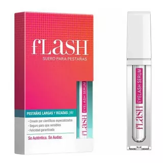 Serum Suero Alargador Y Engrosador De Pestañas Flash 2ml