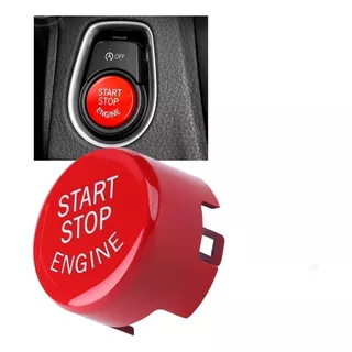 Boton Deportivo Encendido Motor Bmw Rojo Start Stop Engine