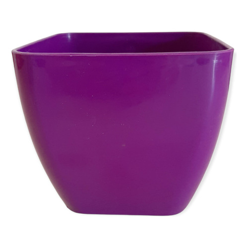 Maceta Plastico Cubo Premium T.a Plastic N 12 Color Violeta