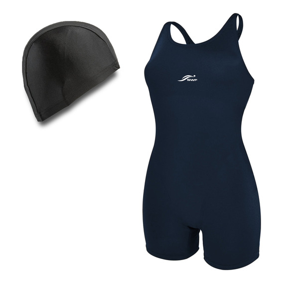 Traje De Baño Mujer Body Deportivo Natacion Licra Swf1201