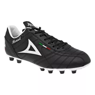 Zapatos De Fútbol Soccer Pirma Brasil 0501  Negro/blanco