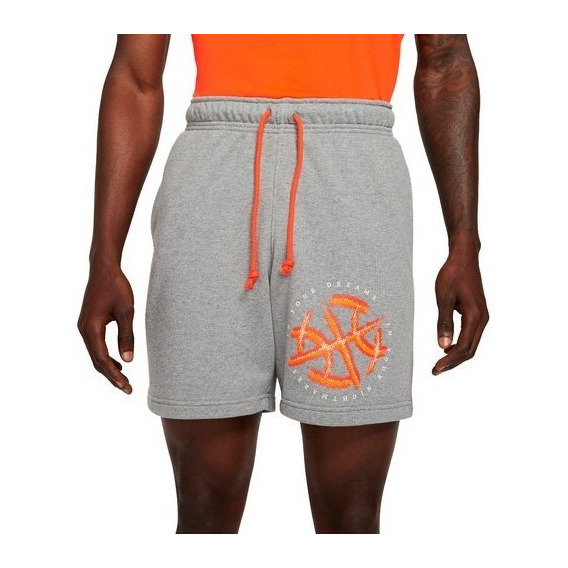 Short Nike M J Sprt Dna Hbr Flc Short Carbon Heather Enjoy