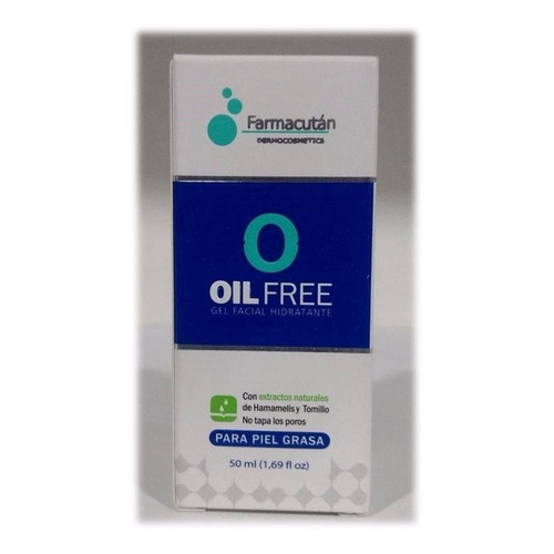 Farmacután Gel Facial Hidratante Oil Free 50ml Tipo de piel Grasa