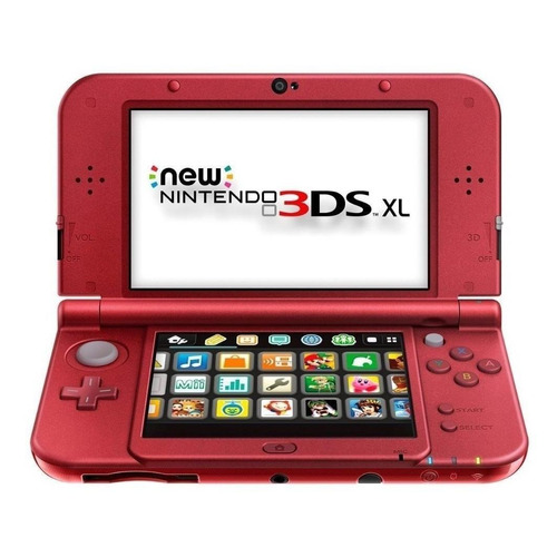 Nintendo New 3DS XL Standard color  rojo metálico