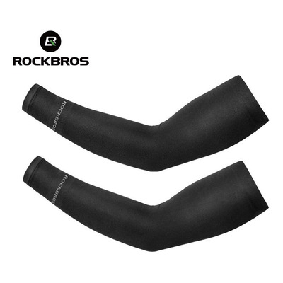 Par Mangas Deportiva Motorizado Licra Protección Uv Rockbros