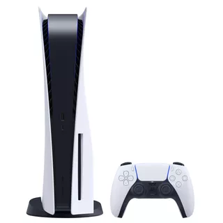 Sony Playstation 5 Standard Lectora 825 Gb Con Joystick Color Blanco Con Negro