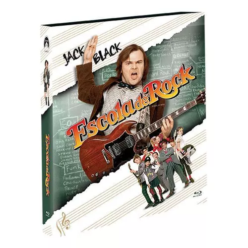 Blu-ray Escola De Rock - Jack Black Dublado Original + Luva