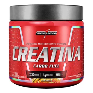 Creatina Carbo Fuel 300g - Integralmedica Sabor Laranja