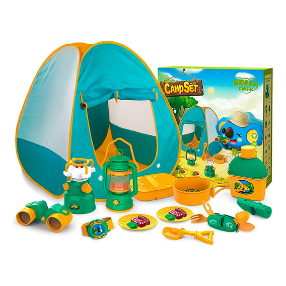 Juego Carpa Infantil De Camping 19pcs - El Rey