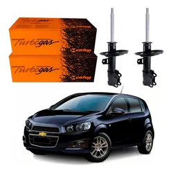  Par Amortecedor Dianteiro Sonic 1.6 2012 A 2014