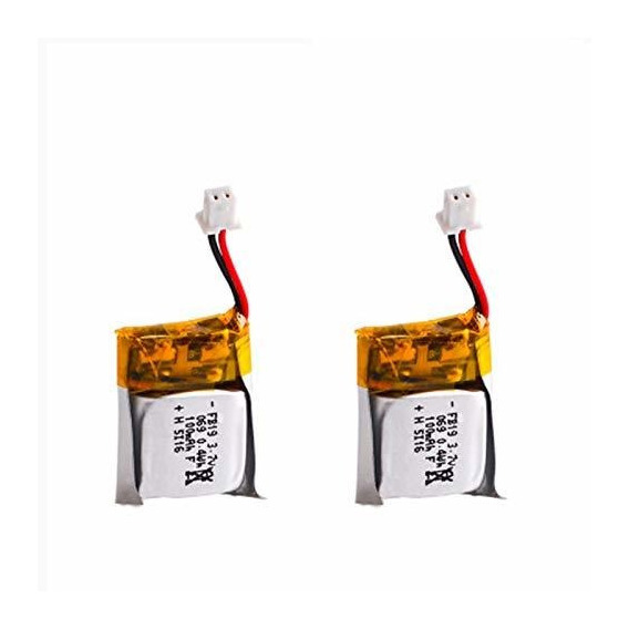 2 Baterias Lipo 3.7v 100mah Para Wltoys V272 Cheerson Cx-10