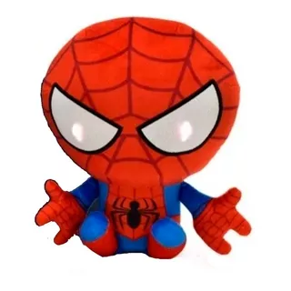 Peluche Superhéroes De Marvel Con Luz 25cm Spiderman Oficial