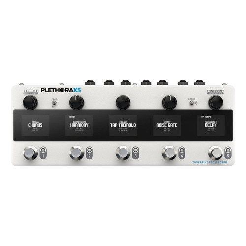 Pedal de efecto TC Electronic Plethora X5  blanco