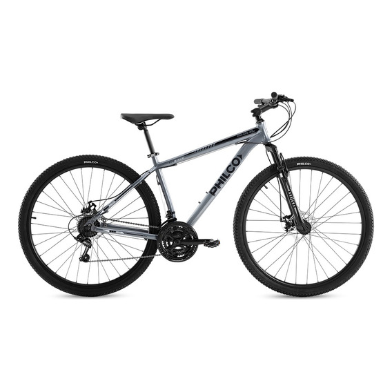 Mountain Bike Rodado 29 Philco Escape 29er Fm18p9am212d Color Gris y negro Tamaño del cuadro M