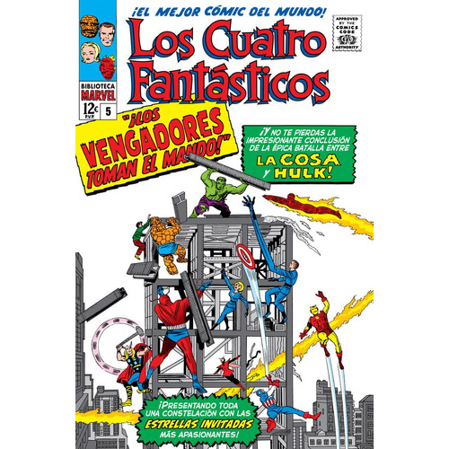 Los 4 Fantasticos 5 1963 64, De Jack Kirby. Editorial Panini Comics En Español