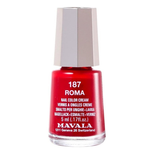 Esmalte de uñas Mavala Mini, 5 ml, 187 Roma Color Red