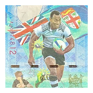 Fiji - 7 Dolares - Año 2017 - P #120 - Seven Rugby - Oceanía