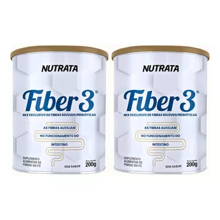 2x Natural Fiber 3 200g - Nutrata Nature Produto Vegan