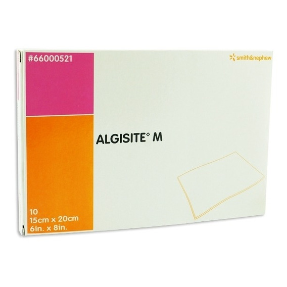 Algisite M Apósito Alginato De Calcio 15x20cm Caja C/10