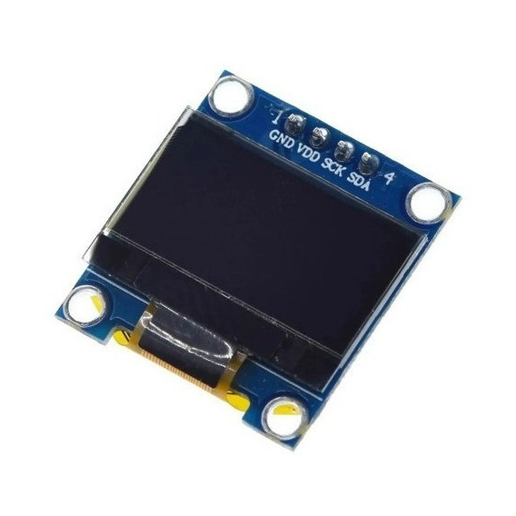 Pantalla OLED azul y amarilla de 0.96 I2C Arduino Raspberry Pi Pic