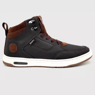 Zapatilla Hombre Zapy 7154 Cosidas Urbana Botita Reforzadas