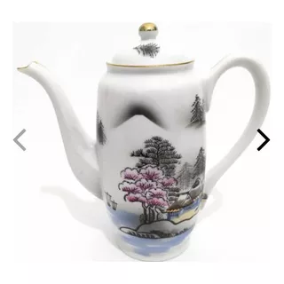 Conjunto Para Café Em Porcelana Chinesa Desenhos Florais