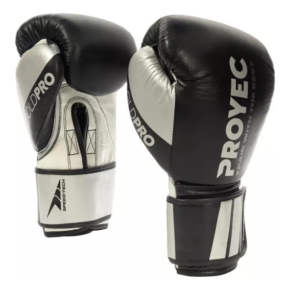 Guantes De Boxeo 14oz Proyec Gold Pro Cuero 100% Natural