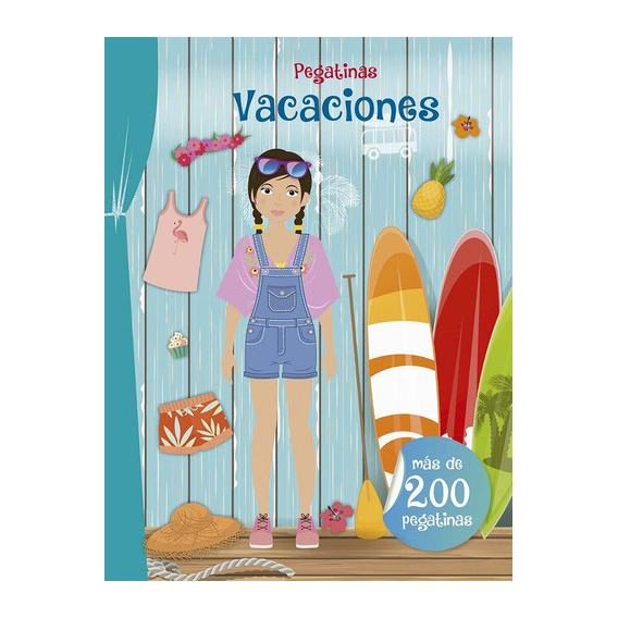 Pegatinas - Vacaciones, de Varios autores. Editorial PICARONA, tapa blanda en español