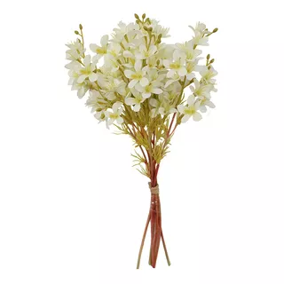 Buquê De Flor Artificial Flor-do-campo Artificial Branco