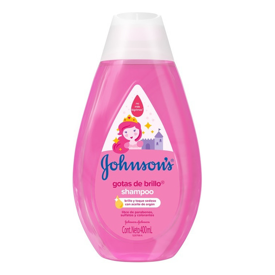 Shampoo Johnson's® baby Gotas De Brillo Sin Colorantes 400ml