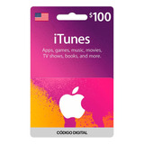 Gift Card Itunes $100 Código Digital