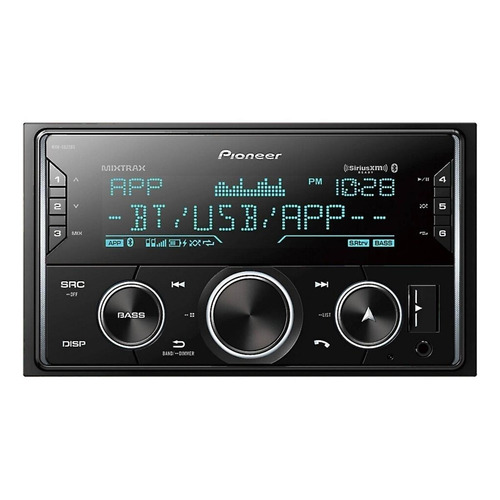 Autoestéreo para auto Pioneer MVH S622BS con USB y bluetooth