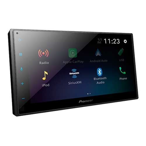 Radio Carro Pioneer Pantalla 6.8" Carplay Android Auto Mirroring DMH-A4450BT