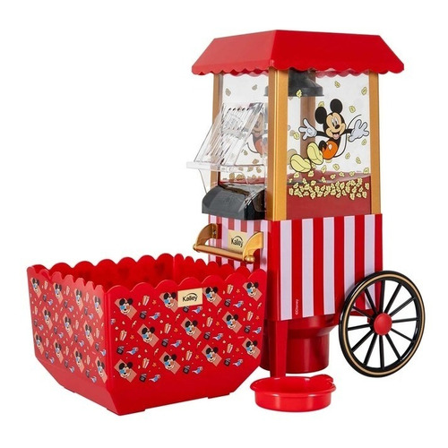 Crispetera Kalley Mickey Mouse De Disney K-dpm1200 Rojo 110V