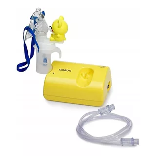 Omron Nebulizador De Compresor Ne-c801kd Caja Con 1 Equipo Color Amarillo