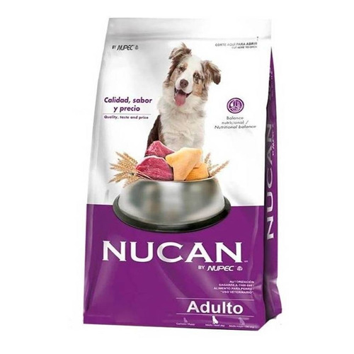 Alimento Nucan para perro adulto todos los tamaños sabor mix en bolsa de 900g