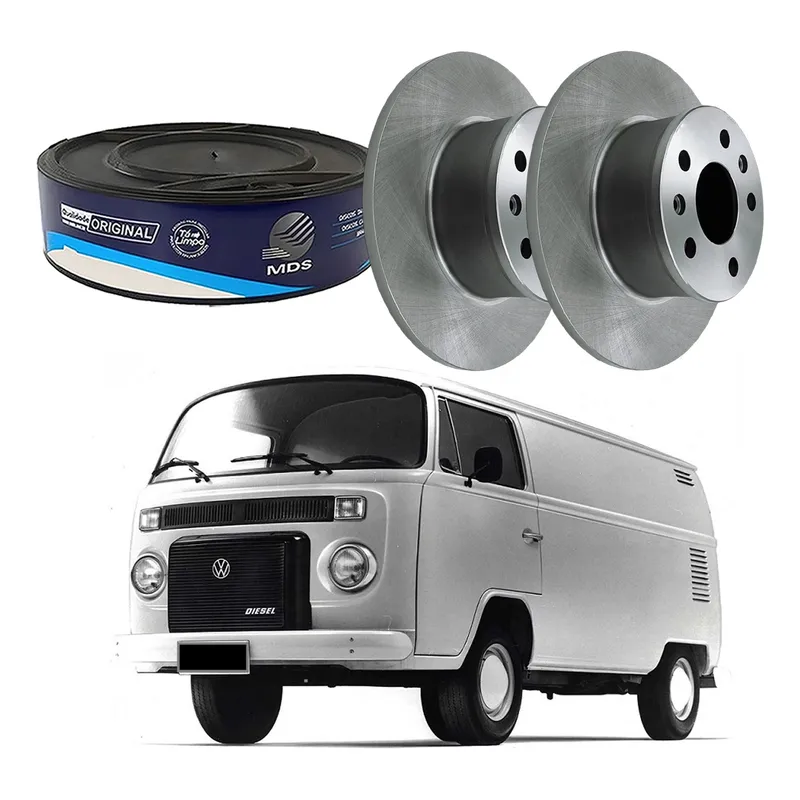Disco Freio Dianteiro Solido Mds Vw Kombi 1600 1982 A 1996