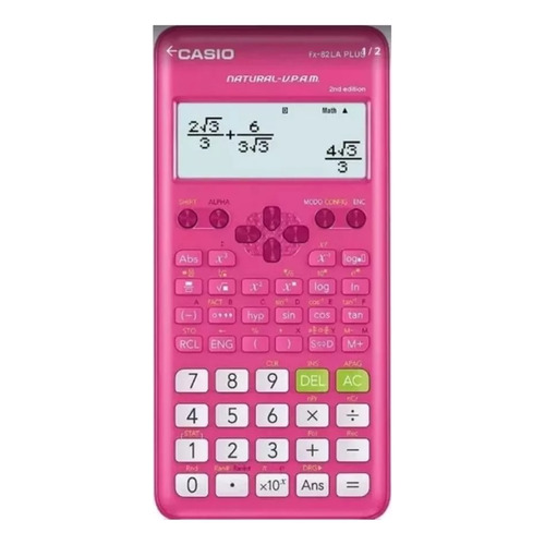 Calculadora científica Casio FX-82LA Plus -2 color rosa
