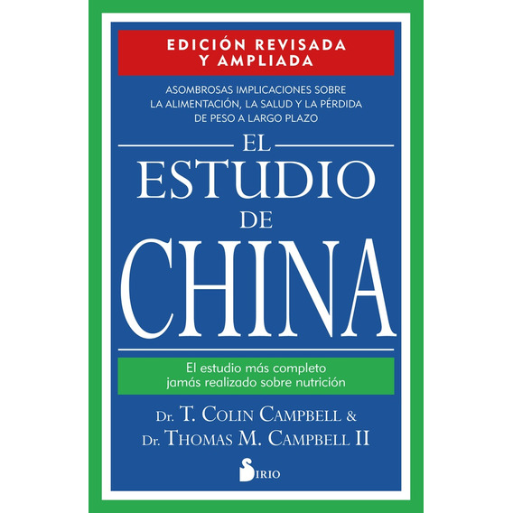 Estudio De China, El  - T. Colin Campbell / Thomas M. Campbe
