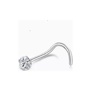 Piercin Nariz Zirconia 3mm Titanio Mirame