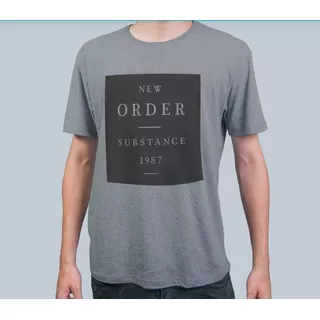 Camiseta - New Order - Substance 1987 - Banda Rock