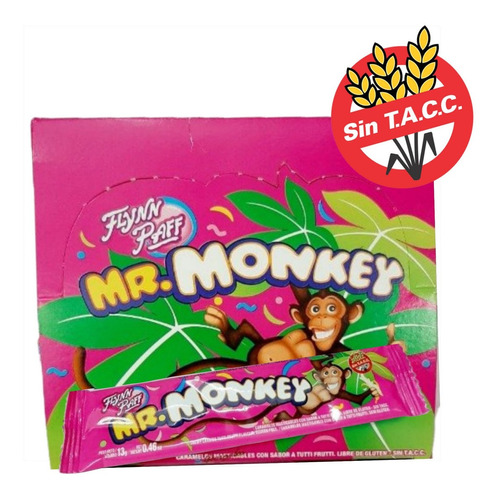 Caramelo Mr. Monkey Georgalos 32un X13g