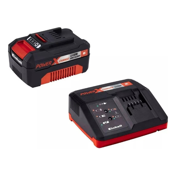 Cargador Rapido + Bateria Starter Kit Einhell 18v Litio 4 Ah