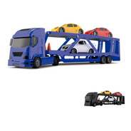Brinquedo Caminhão Cegonheira Pollux Carreta Com 3 Carros 