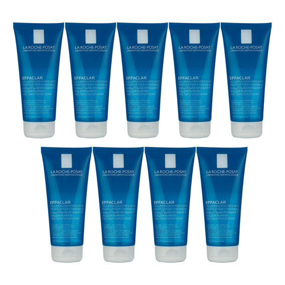 Combo X9 La Roche Posay Effaclar Gel Purificante 200ml