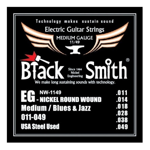 Encordado Electrica Blacksmith 011-49