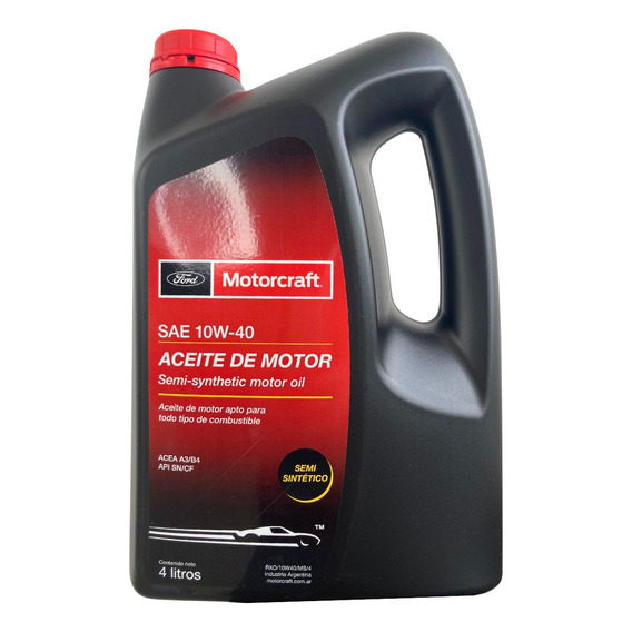 Aceite 10w40 Semisintetico X 4 Lts Motorcraft Rxo/10w40/ms/4