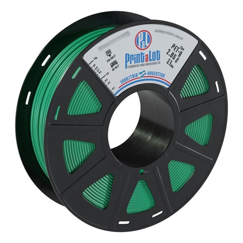 Filamento Para Impresoras 3d Petg X 1kg 2,85 Mm :: Printalot Color Verde