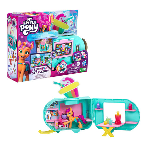 Set de juego My Little Pony Food Truck De Smoothie Sunny Starscout Hasbro