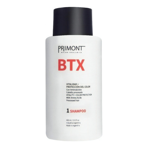 Shampoo Btx Reestructurante Revitalizante - Primont 400ml